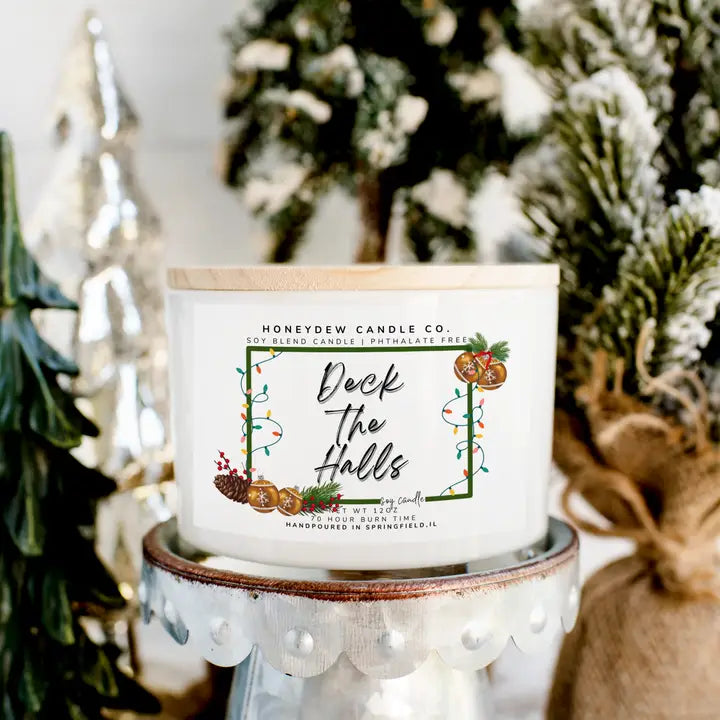 Deck The Halls Candle