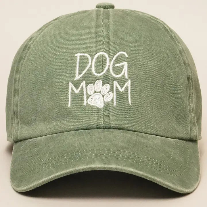 Dog Mom Paw Print Cap