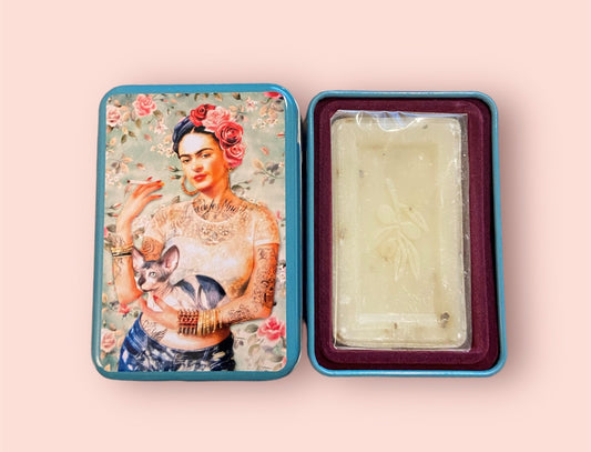 Frida Kahlo Olive Oil Soap in Box