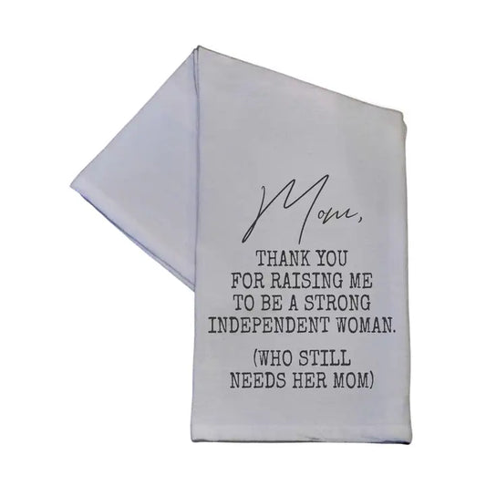 Independent Woman Tea Towel