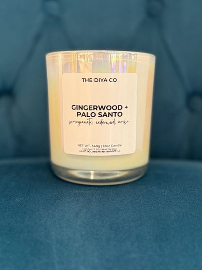 Gingerwood & Palo Santo Candle