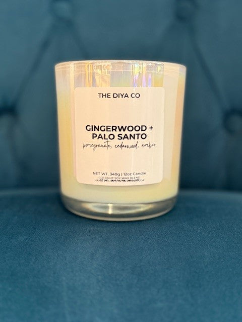 Gingerwood & Palo Santo Candle