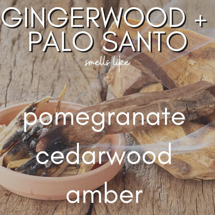 Gingerwood & Palo Santo Candle