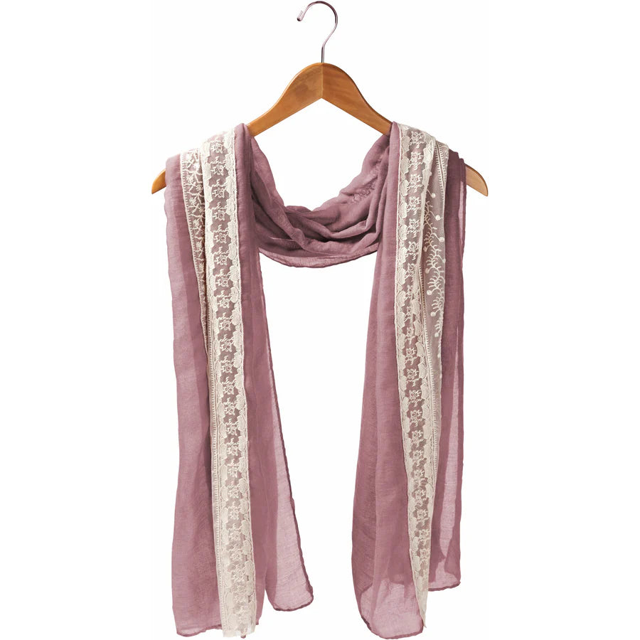 Lace Accent Scarf