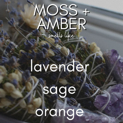 Moss & Amber Candle