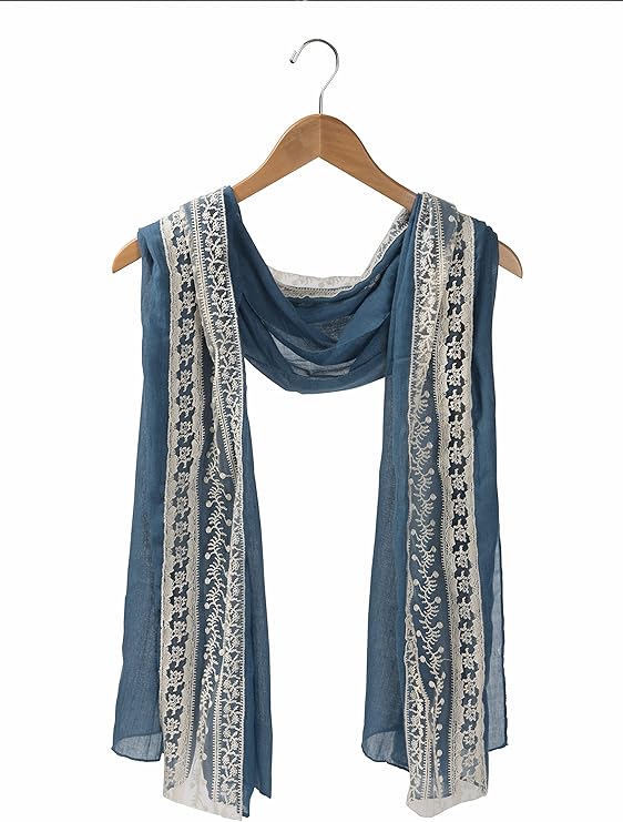 Lace Accent Scarf
