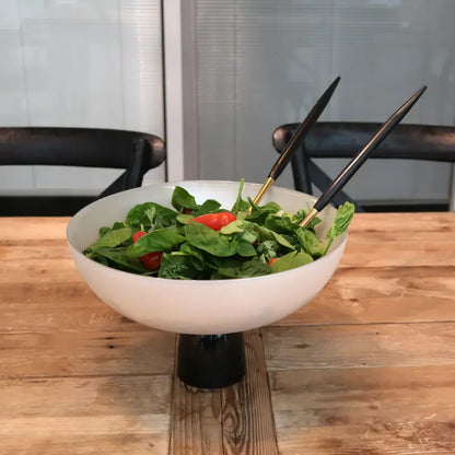 Black and Gold Salad Servers