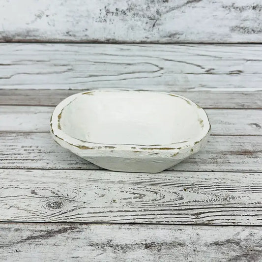 White Petite Dough Bowl