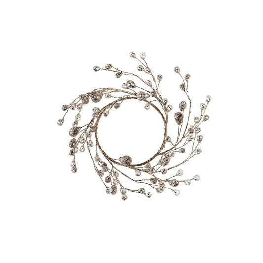 Beaded Glass Berry Wreath